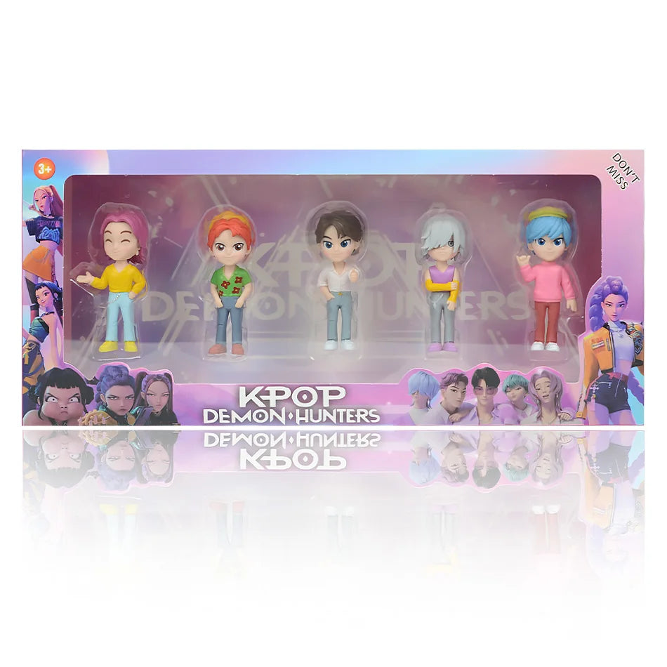 HOT K-pops D-emon H-unters Figure Rumi Zoe Mira anime polyvinyl chloride character collection desktop trinkets Childrens gift