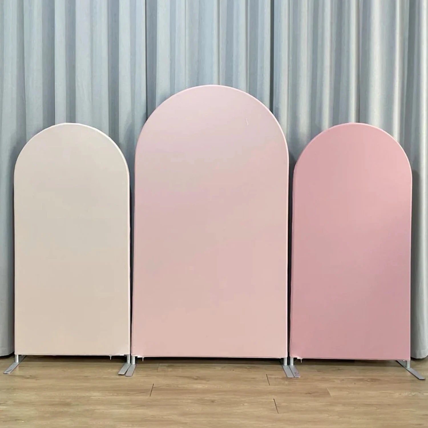 Pink Kpop Demon Hunters Arch Backdrop Cover Spandex Chiara Arch Set for Girl Birthday Party Photo Booth Studio Decor Supplies