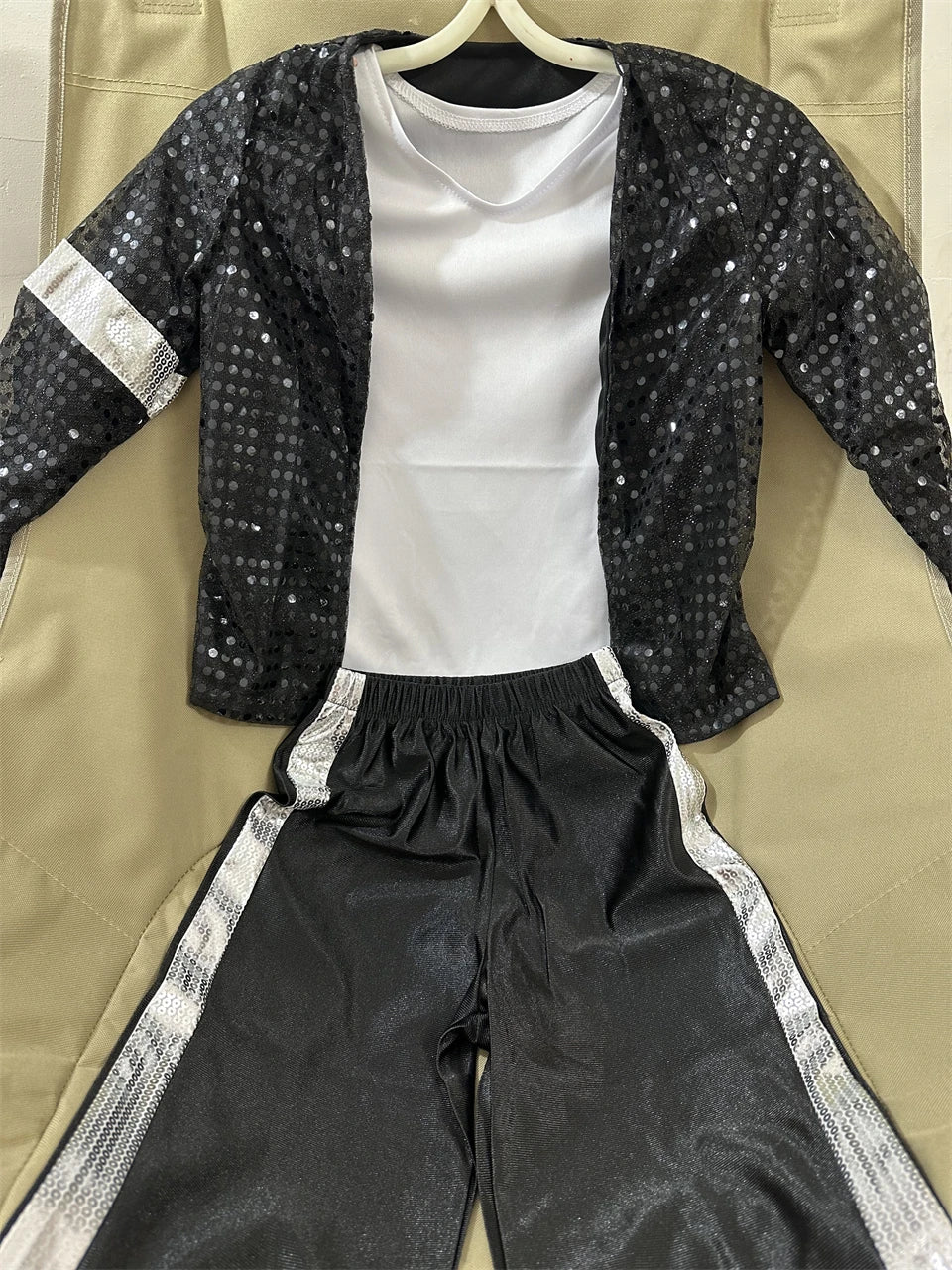 Michael Jackson Kids Clothes Halloween Cosplay Birthday Party Dance Performance Children's Costume Pop Star Boys Girls Outfits