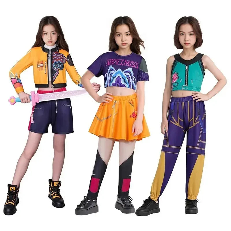 Halloween   Rumi Zoey Mira Cosplay Huntrx Costume For Women Girls Clothes kids Idol Roleplay Halloween