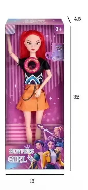 2026 Hot Music Style Demonic Group Anime Figure Rumi Mira Zoey Action Figure Cosplay Doll Cute Gift for Kids Birthday Gifts