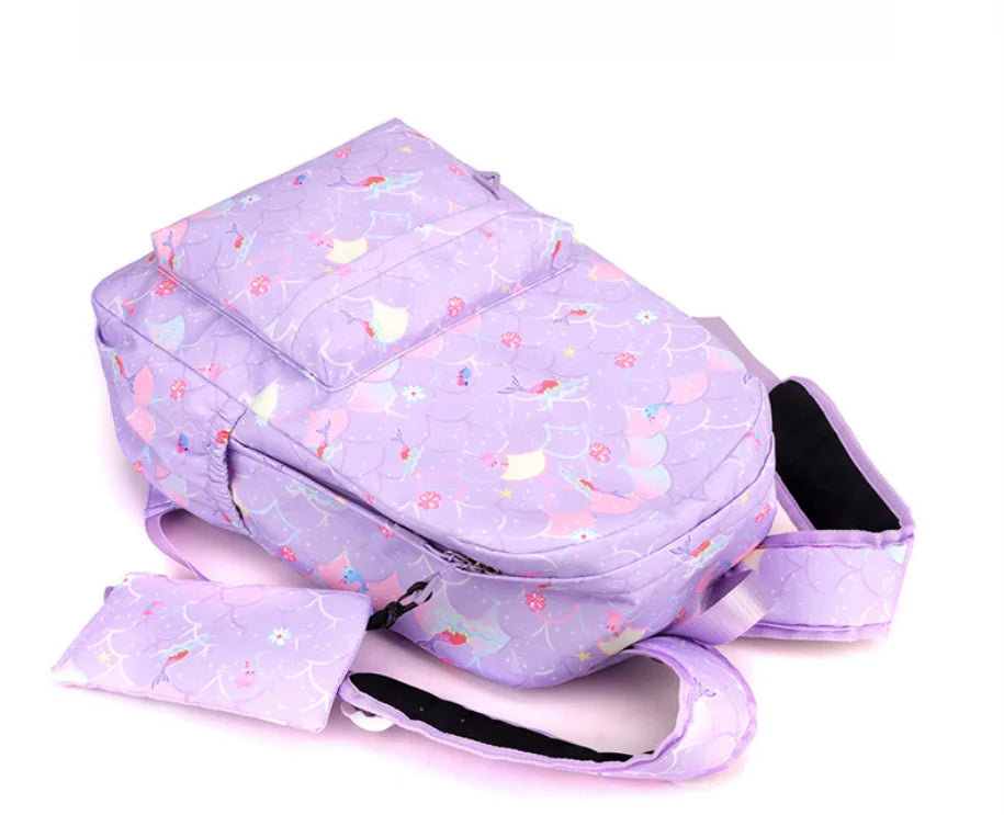 Fashion KPop Demon Hunters Backpacks 3pcs Rumi Mira Zoey HUNTR/ Boys School Bags For Women Girls Kawaii Capacity Mochilas