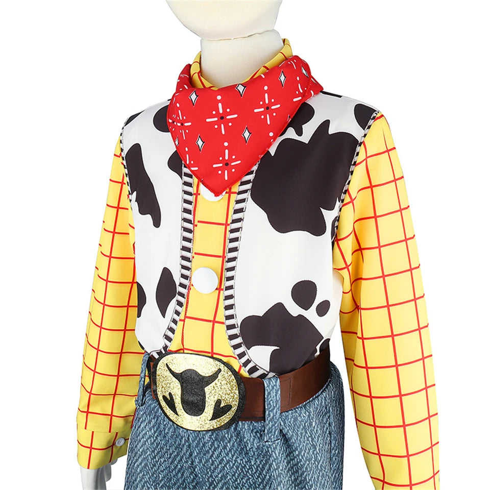 Woody Jessie Western Fancy Toy Kids Clothes Halloween Cosplay Performance Children's Costume Carnival Party Boys Girls Outfits