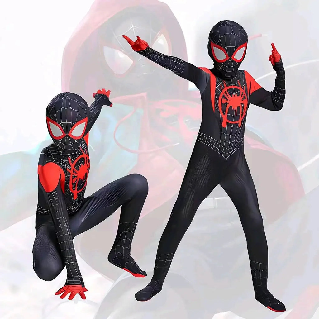 Spiderman Costume for Kids Adult Tobey Maguire Cosplay Bodysuit Superhero Zentai Suit Jumpsuit Halloween Carnival Party Costumes