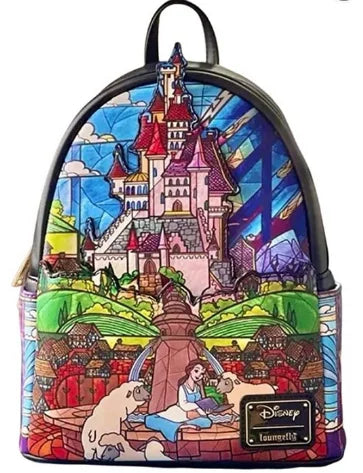 The Aristocats Marie Lady Floral Footsy Double Strap Shoulder Bag Mini Backpack Cute Backpack Bags for Women School Backpack