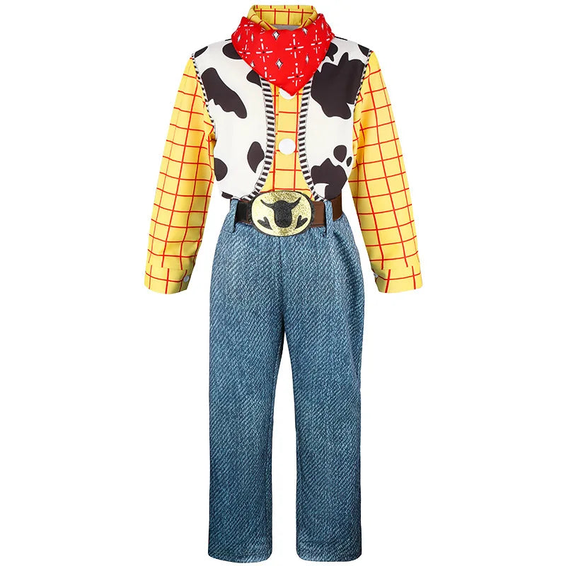 Woody Jessie Western Fancy Toy Kids Clothes Halloween Cosplay Performance Children's Costume Carnival Party Boys Girls Outfits