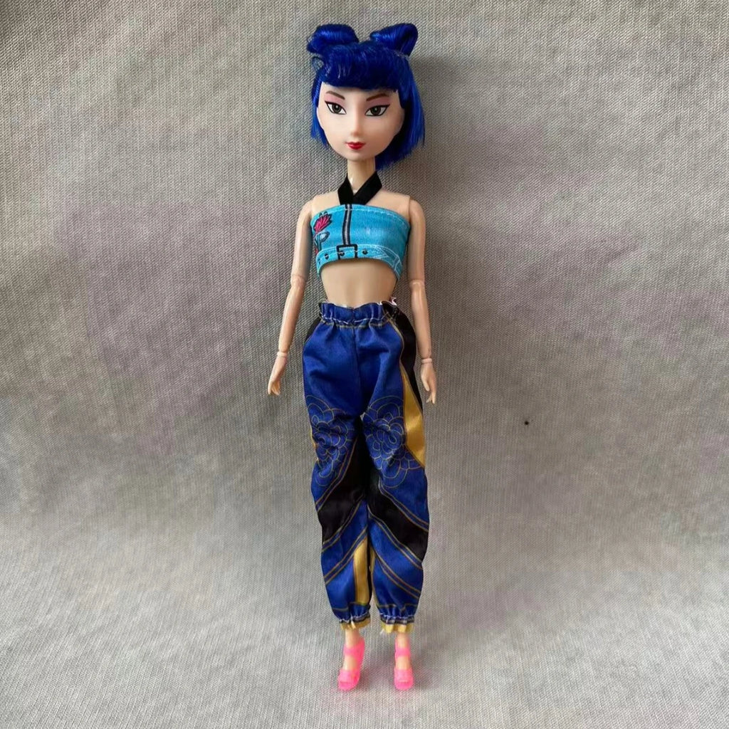 2026 New Kpop Demon Hunters Action Figure Toy Rumi Mira Zoey Beautiful Princess Baby Girl Dolls Plastic DIY Toy for Girls