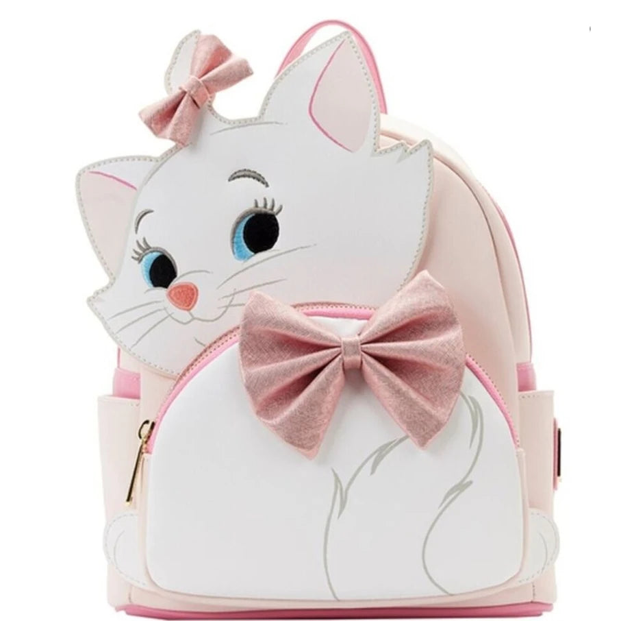 Disney Inside Out Sadness Cosplay Mini-Rucksack PU Leather Backpack Cartoon Lotso Stitch Fashion Cute Girl Storage Bag