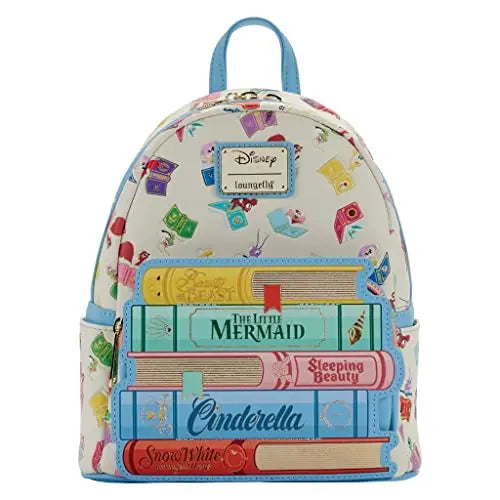 Disney Inside Out Sadness Cosplay Mini-Rucksack PU Leather Backpack Cartoon Lotso Stitch Fashion Cute Girl Storage Bag