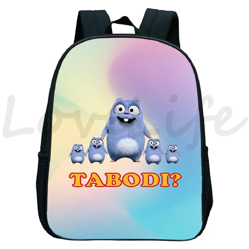GRIZZY AND THE LEMMINGS Backpack for Boys Girls Kindergarten School Bags Children Cartoon Lemmings Bear Rucksack Kids Bookbags