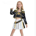 2026 HOT Kpop Demon Hunter Anime Movie Kids Cosplay Rumi Zoey Mira 3D Print Costume Suit Clothes KPop Rumi Zoey Cosplay Outfit