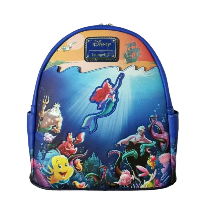 The Aristocats Marie Floral Allover-Print Mini Backpack Villains Scene Maleficent Sleeping Beauty Backpack Children Schoolbag