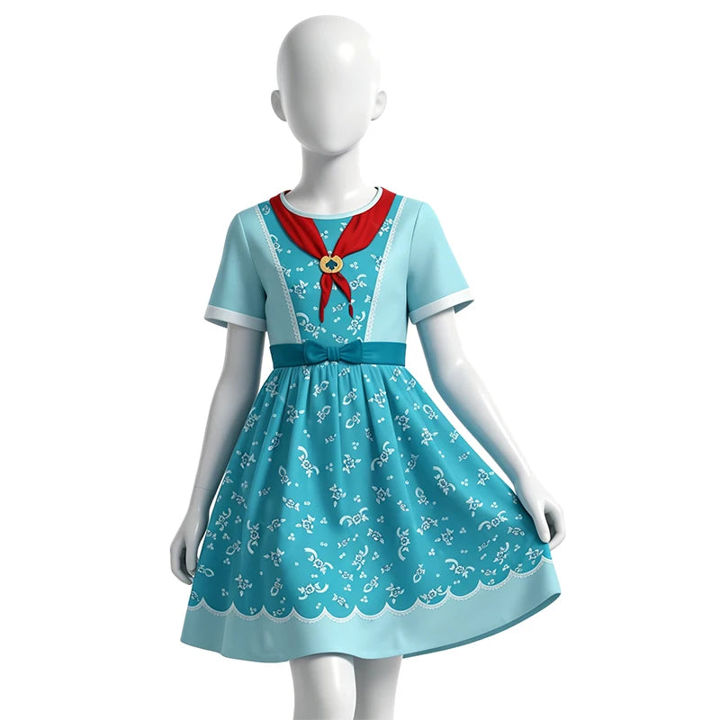 Stranger TV Character Holly Kids Cosplay Costume Halloween Role Play Birthday Party Children's Clothing Carnival Girls Outfits