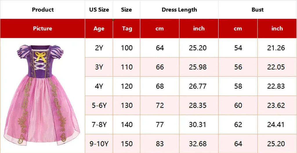 Girls Jasmine Elf Dress Kids Cosplay Fancy Flowers Christmas Birthday Costume Carnival Disguise Princess Party Clothes 2-10T