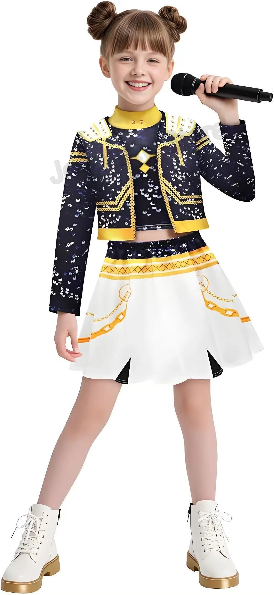 2026 HOT Kpop Demon Hunter Anime Movie Kids Cosplay Rumi Zoey Mira 3D Print Costume Suit Clothes KPop Rumi Zoey Cosplay Outfit