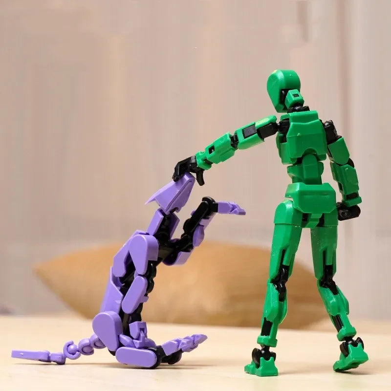 13 Action Figure Titan Multi-Jointed Movable Shapeshift Robot T13 Action Mannequin Character and Dog Figure Toys gifts for kids