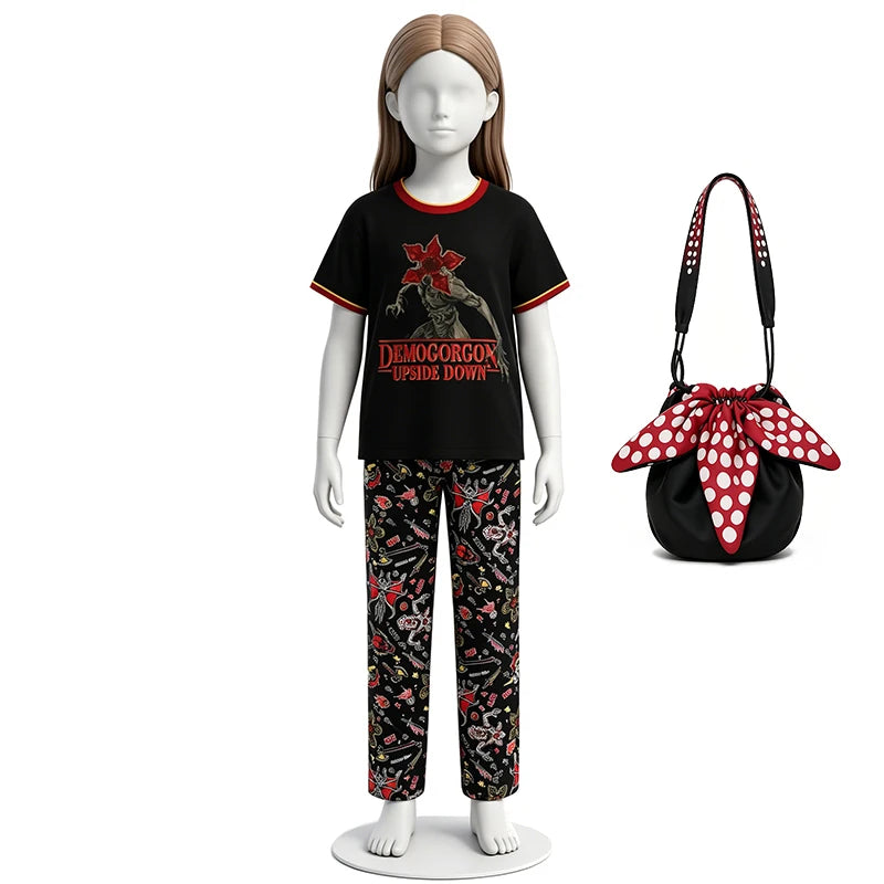 Stranger TV Character Holly Kids Cosplay Costume Halloween Role Play Birthday Party Children's Clothing Carnival Girls Outfits