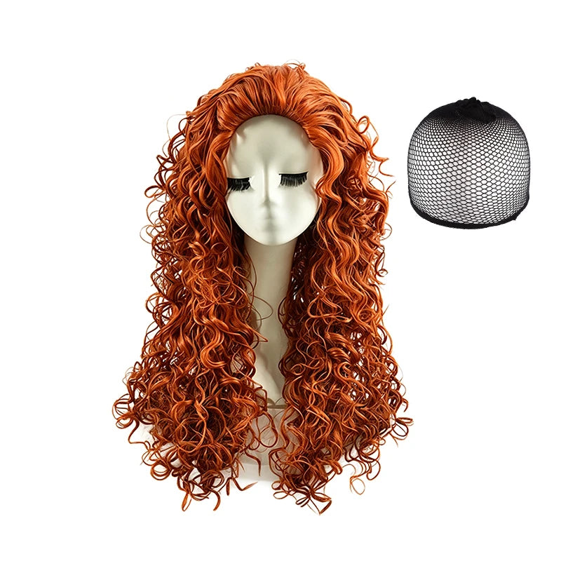 Brave Princess Merida Girls Outfit Halloween Cosplay Performance Themed Event Children Costume Carnival Party Fairy Kids Clothes