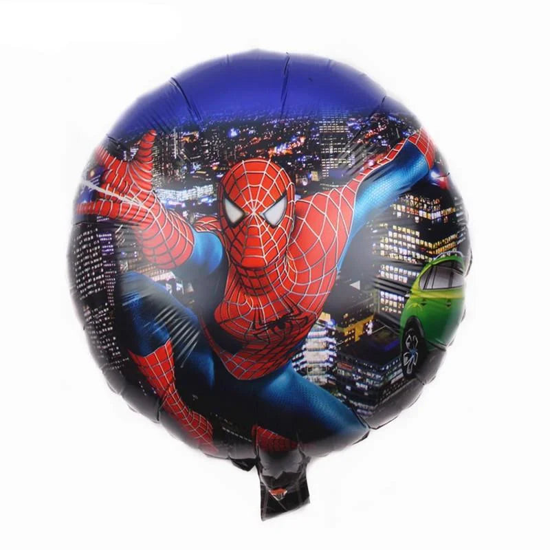 Spidey Giant Balloons Avengers Birthday Decorations 1-9 Number Balloons Superhero Photo Props Kids Party Supplies Boys Rewards