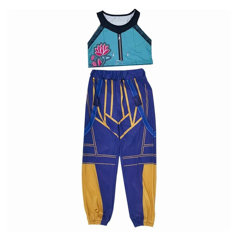 2026 Girl Cosplay Pop Singer Fashion Spring Summer Clothes Stage Performance Dress Up Uniform Children Show Party Costumes