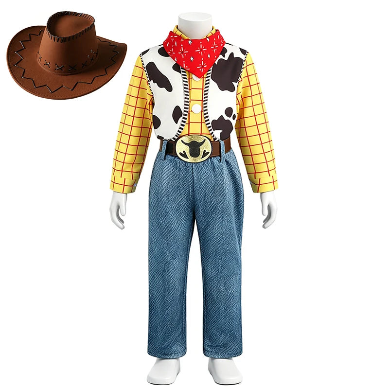 Woody Jessie Western Fancy Toy Kids Clothes Halloween Cosplay Performance Children's Costume Carnival Party Boys Girls Outfits