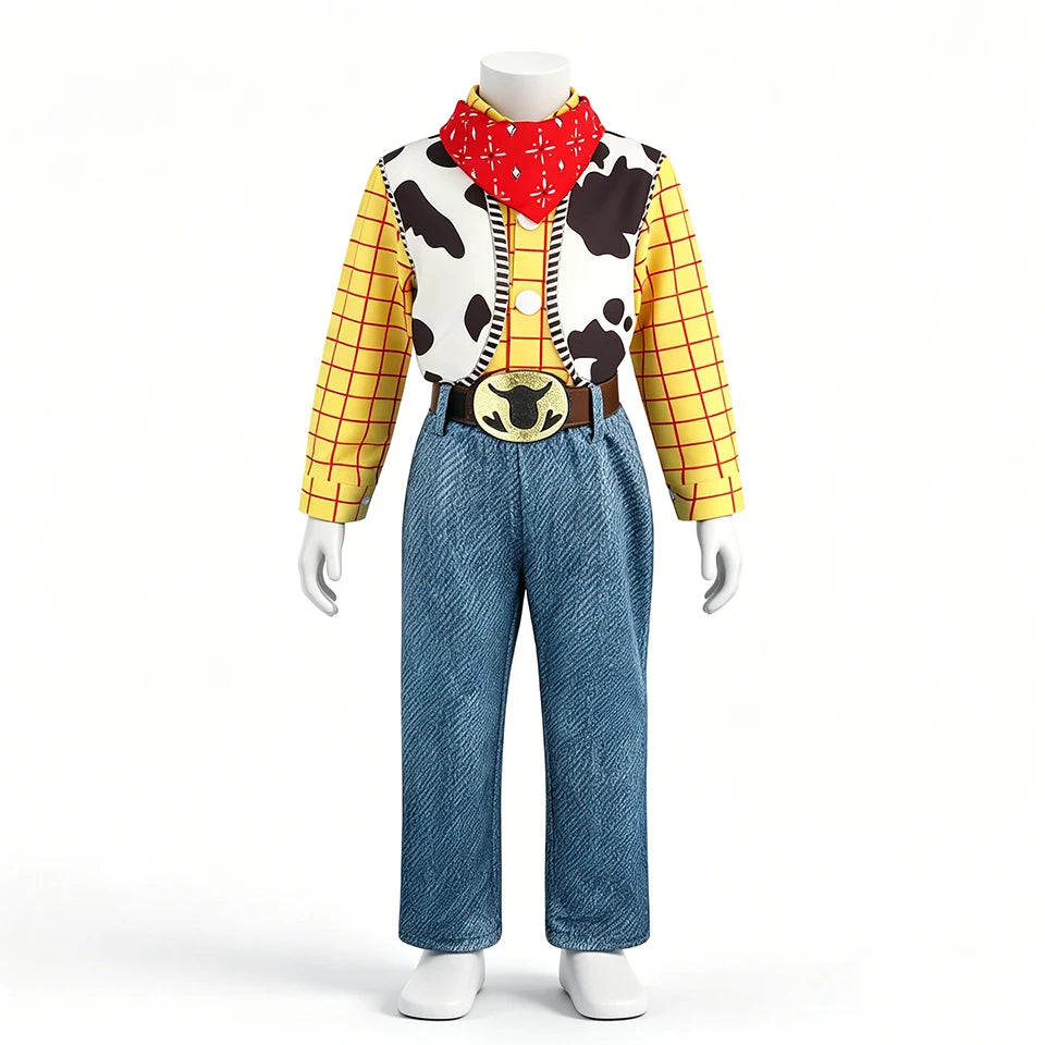 Woody Jessie Western Fancy Toy Kids Clothes Halloween Cosplay Performance Children's Costume Carnival Party Boys Girls Outfits