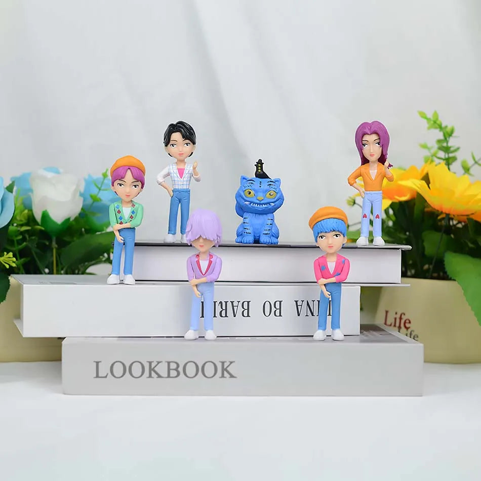 HOT K-pops D-emon H-unters Figure Rumi Zoe Mira anime polyvinyl chloride character collection desktop trinkets Childrens gift