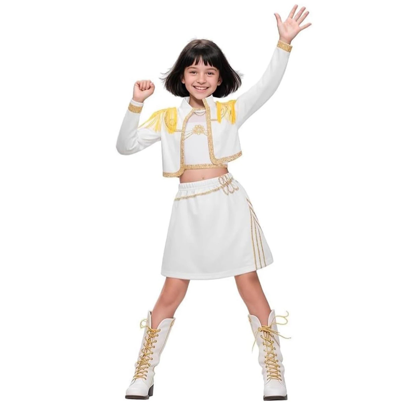 Costume Korean-Pop Kids KoreanPop Singer Cosplay Girls Dress for Birthday Party Halloween Carnival