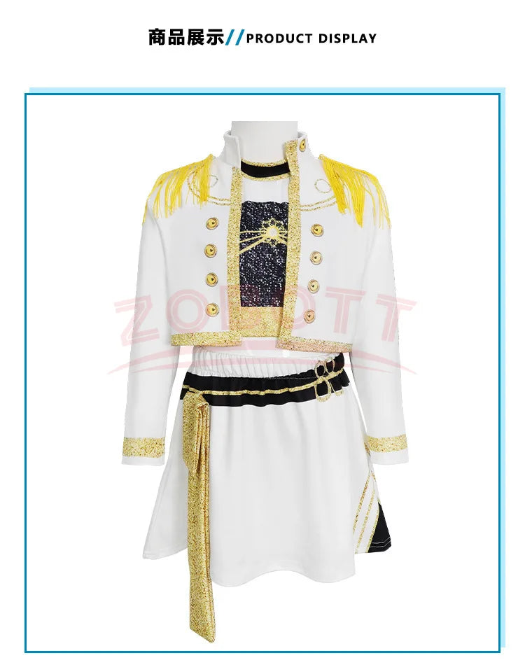 2026 HOT Kpop Demon Hunter Anime Movie Kids Cosplay Rumi Zoey Mira 3D Print Costume Suit Clothes KPop Rumi Zoey Cosplay Outfit