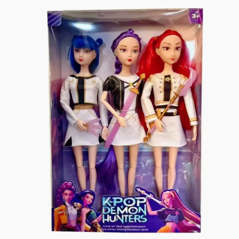 2026 Hot Music Style Demonic Group Anime Figure Rumi Mira Zoey Action Figure Cosplay Doll Cute Gift for Kids Birthday Gifts