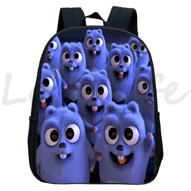 GRIZZY AND THE LEMMINGS Backpack for Boys Girls Kindergarten School Bags Children Cartoon Lemmings Bear Rucksack Kids Bookbags