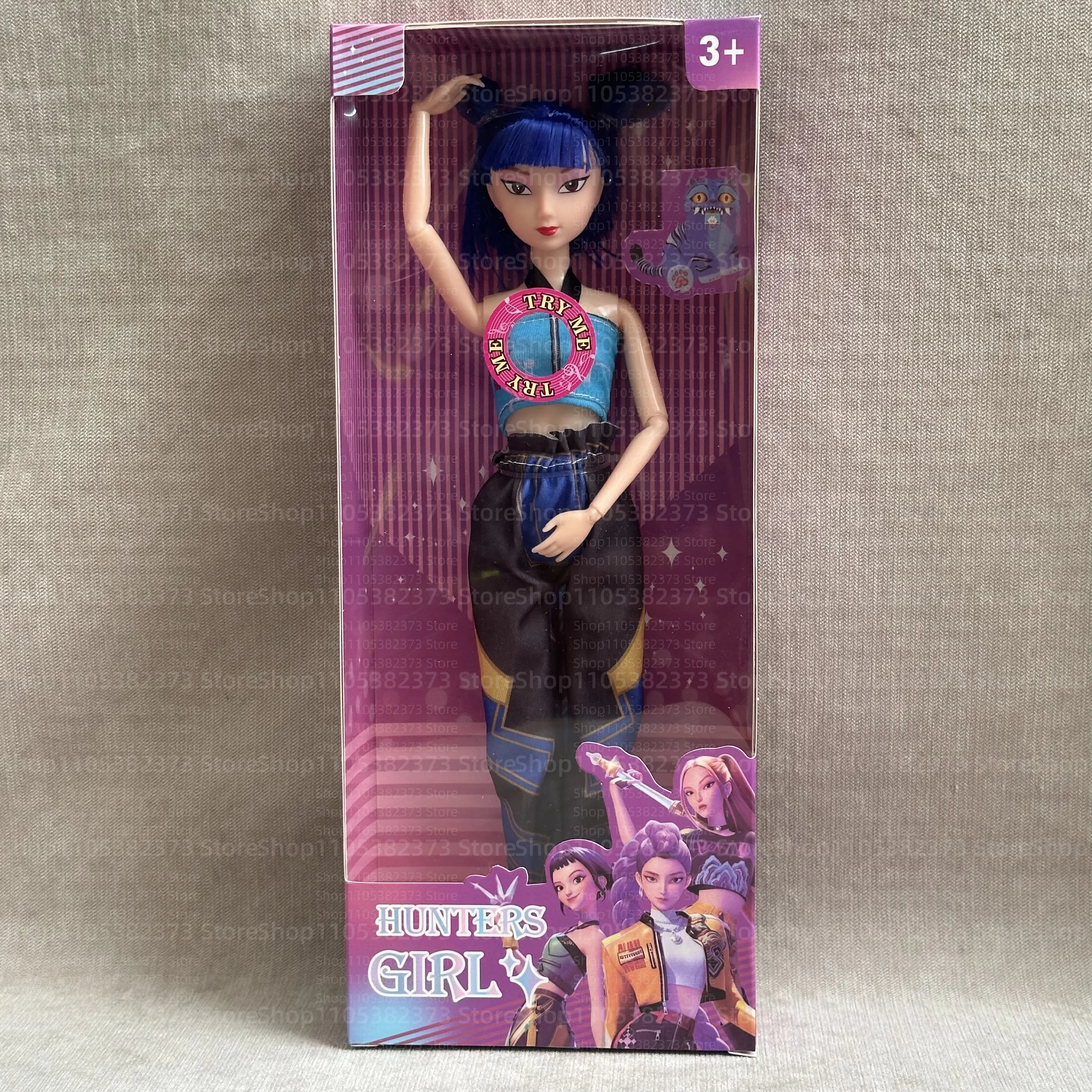 2026 New Kpop Demon Hunters Action Figure Toy Rumi Mira Zoey Beautiful Princess Baby Girl Dolls Plastic DIY Toy for Girls