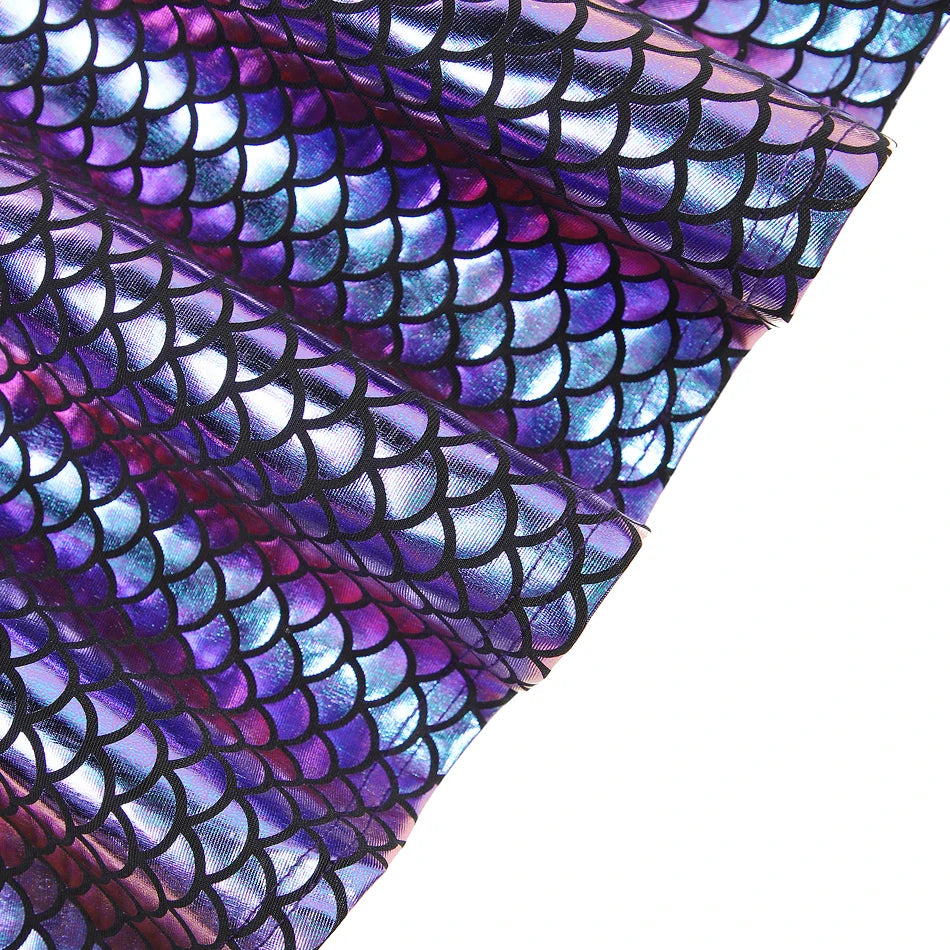 Kids Girl Mermaid Sleeveless Dress Summer A-Line Casual Patchwork Skirt Sequin Bow Cotton Baby Kids Princess Clothing 2-8T