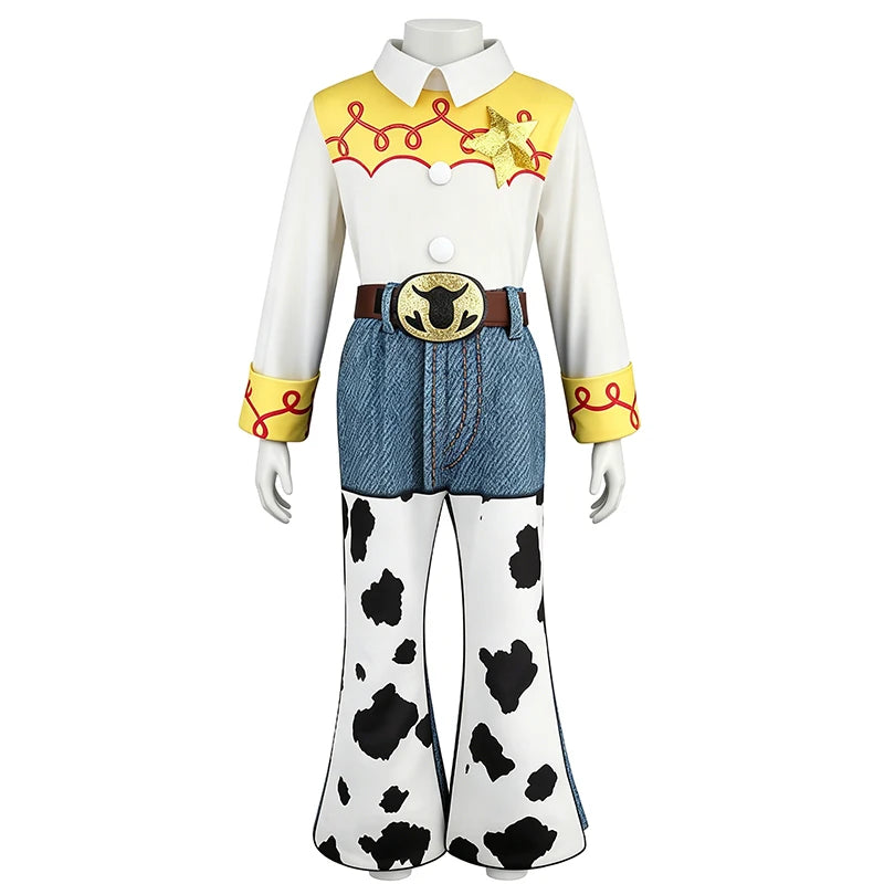 Woody Jessie Western Fancy Toy Kids Clothes Halloween Cosplay Performance Children's Costume Carnival Party Boys Girls Outfits