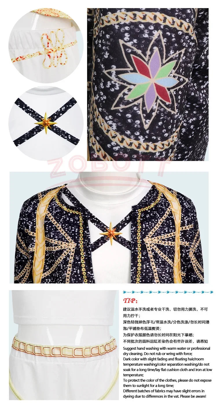 2026 HOT Kpop Demon Hunter Anime Movie Kids Cosplay Rumi Zoey Mira 3D Print Costume Suit Clothes KPop Rumi Zoey Cosplay Outfit