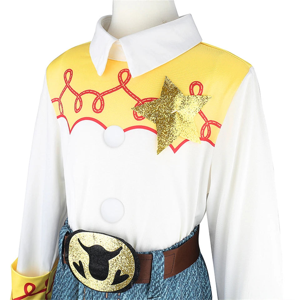 Woody Jessie Western Fancy Toy Kids Clothes Halloween Cosplay Performance Children's Costume Carnival Party Boys Girls Outfits