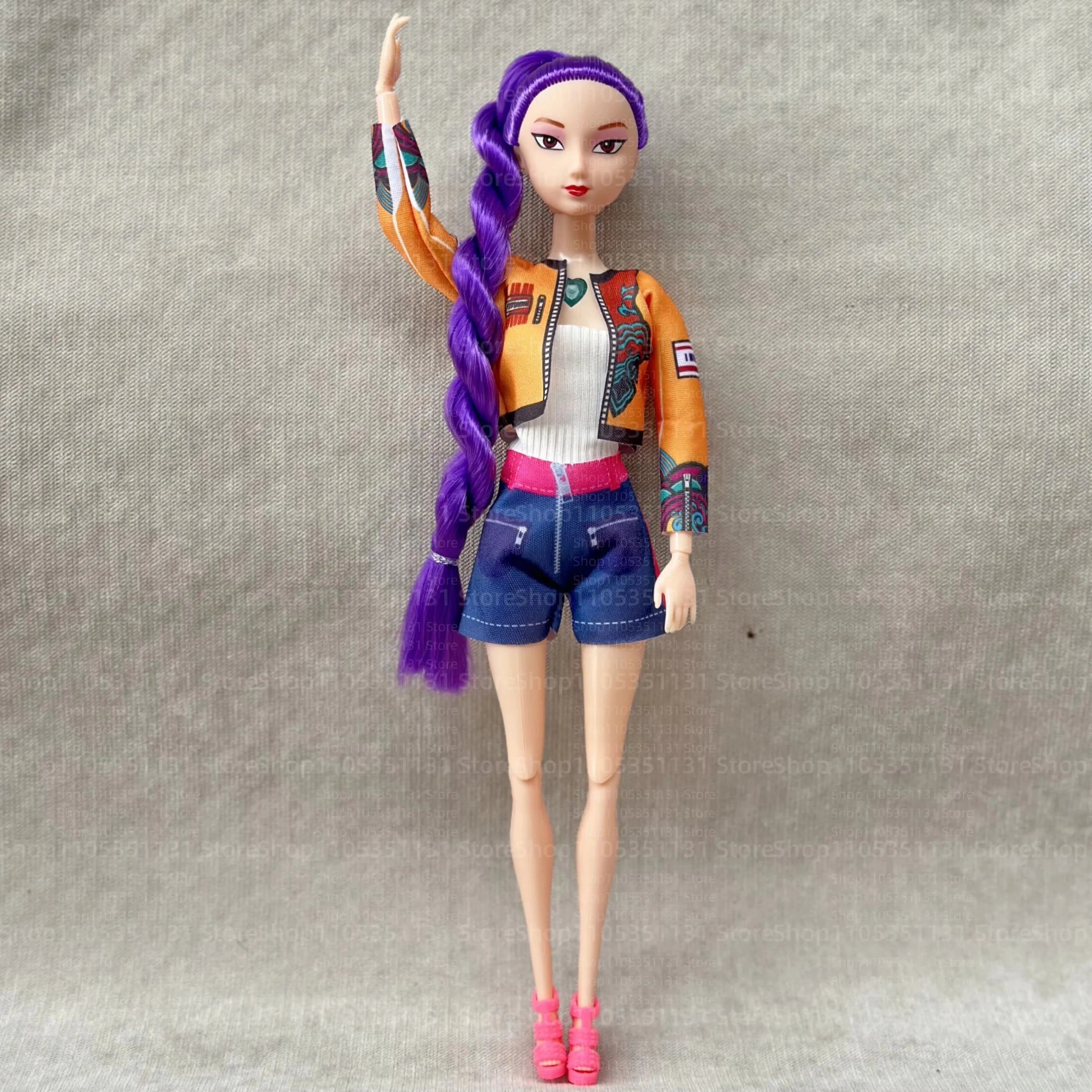 2026 Hot Music Style Demonic Group Anime Figure Rumi Mira Zoey Action Figure Cosplay Doll Cute Gift for Kids Birthday Gifts