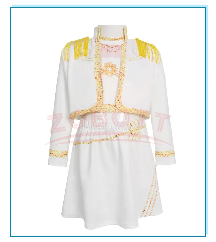 2026 HOT Kpop Demon Hunter Anime Movie Kids Cosplay Rumi Zoey Mira 3D Print Costume Suit Clothes KPop Rumi Zoey Cosplay Outfit