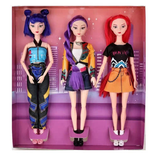 2026 Hot Music Style Demonic Group Anime Figure Rumi Mira Zoey Action Figure Cosplay Doll Cute Gift for Kids Birthday Gifts