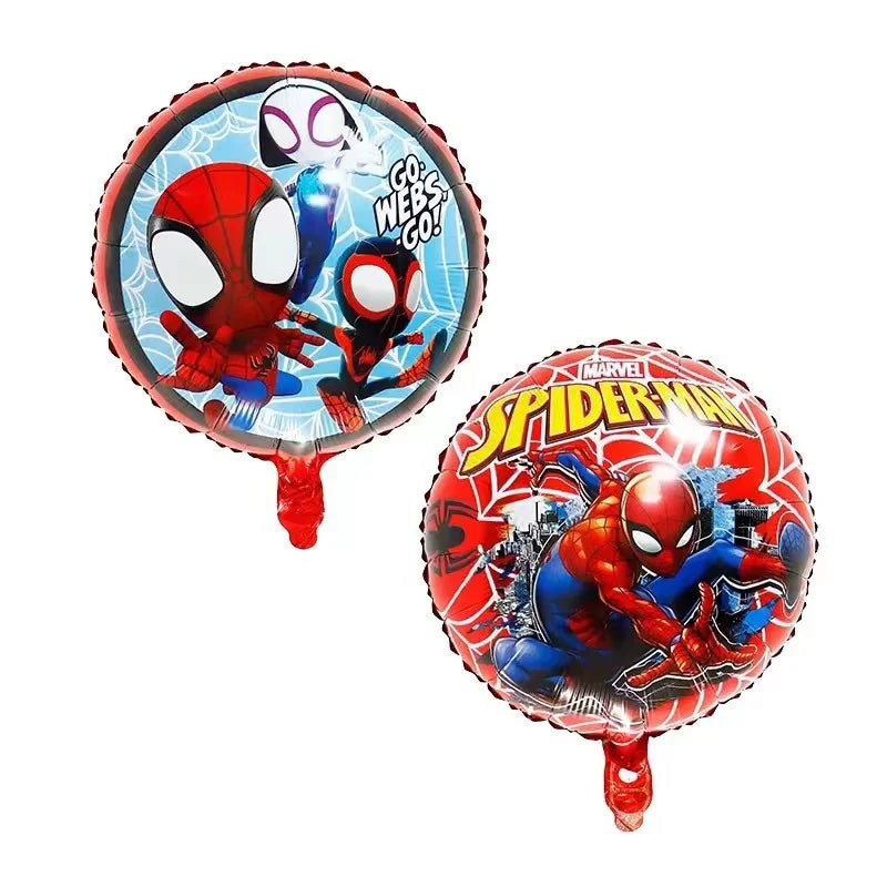 Spidey Giant Balloons Avengers Birthday Decorations 1-9 Number Balloons Superhero Photo Props Kids Party Supplies Boys Rewards