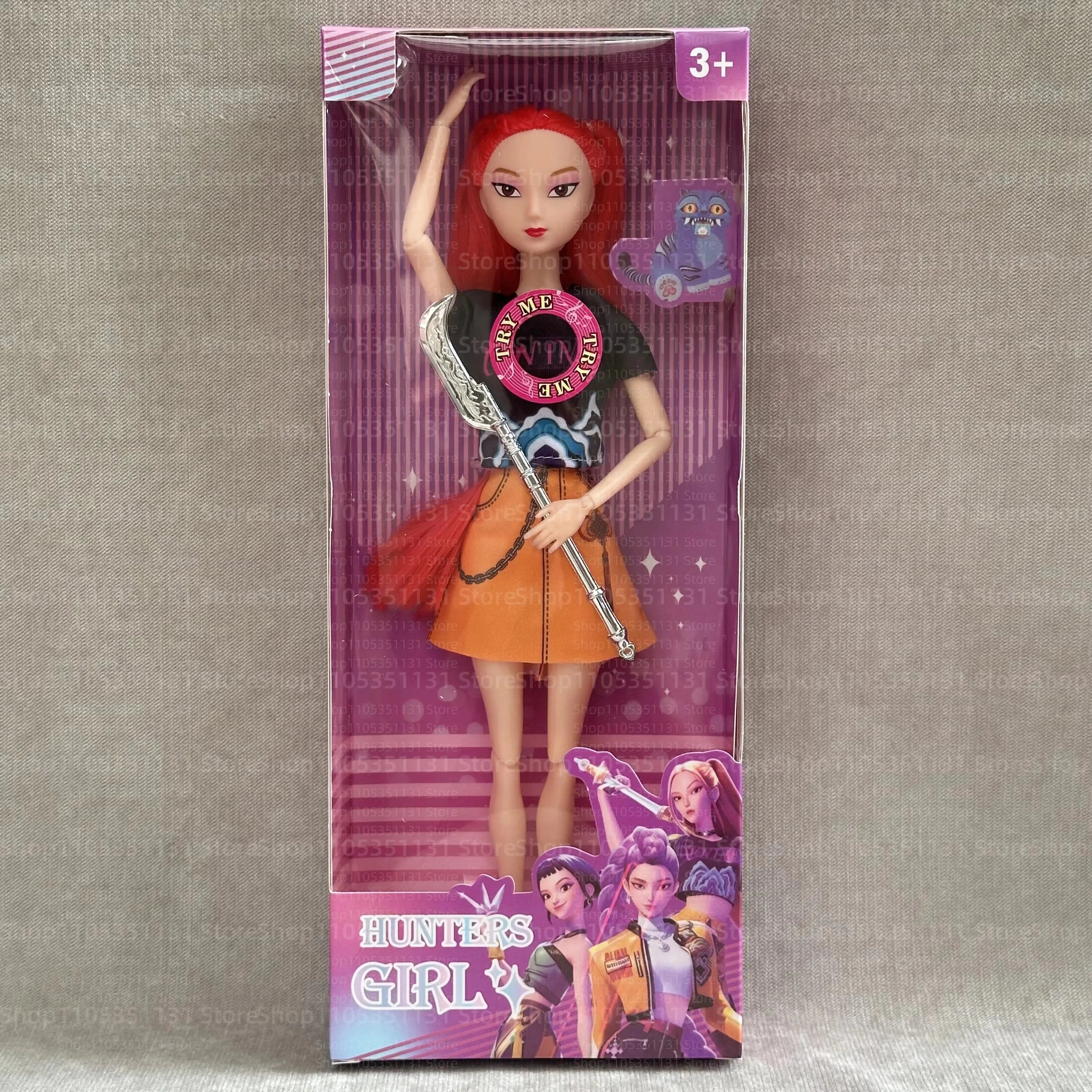 2026 Hot Music Style Demonic Group Anime Figure Rumi Mira Zoey Action Figure Cosplay Doll Cute Gift for Kids Birthday Gifts