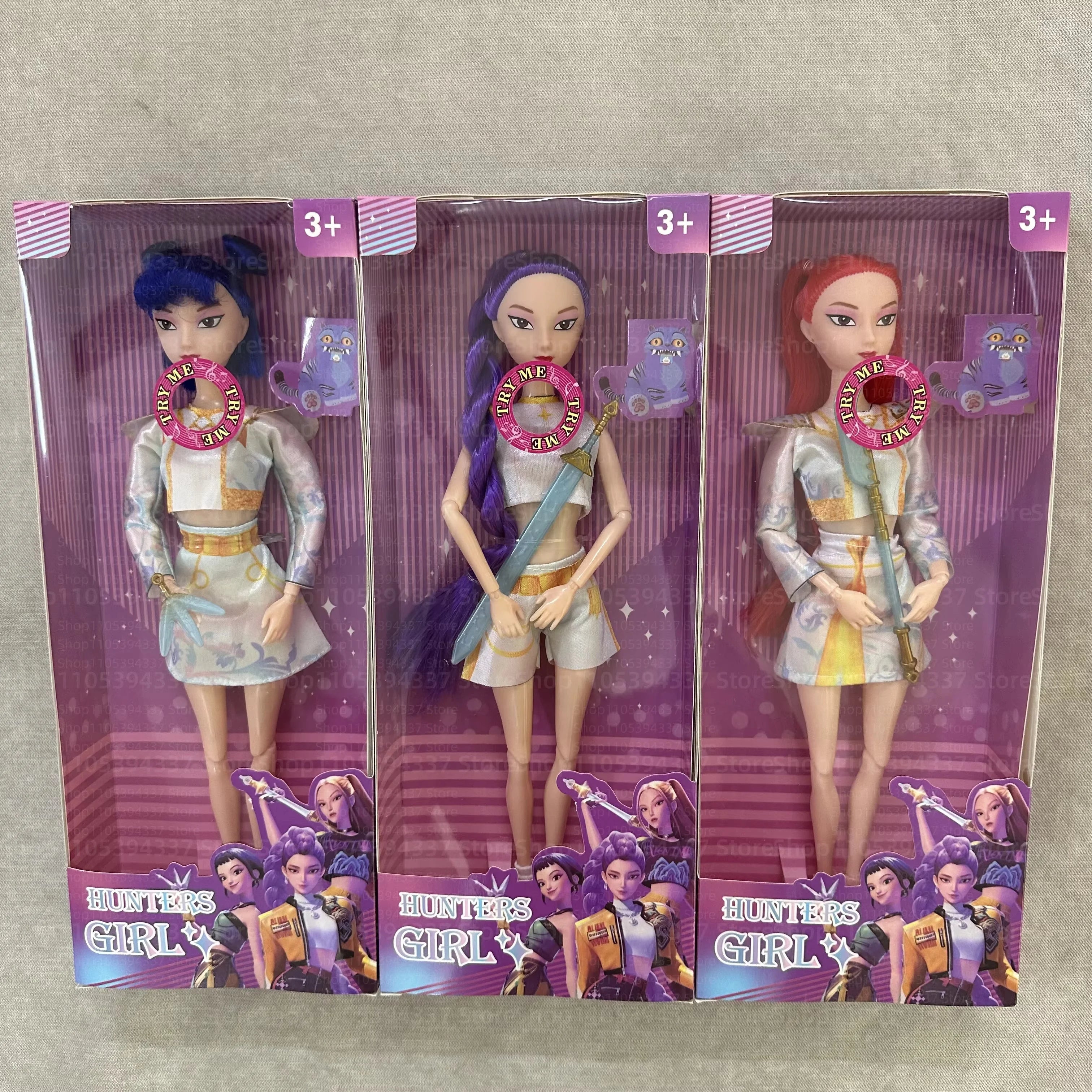 2026 Hot Music Style Demonic Group Anime Figure Rumi Mira Zoey Action Figure Cosplay Doll Cute Gift for Kids Birthday Gifts
