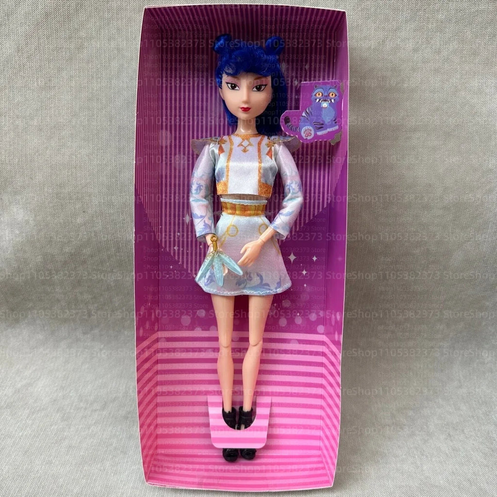 2026 New Kpop Demon Hunters Action Figure Toy Rumi Mira Zoey Beautiful Princess Baby Girl Dolls Plastic DIY Toy for Girls