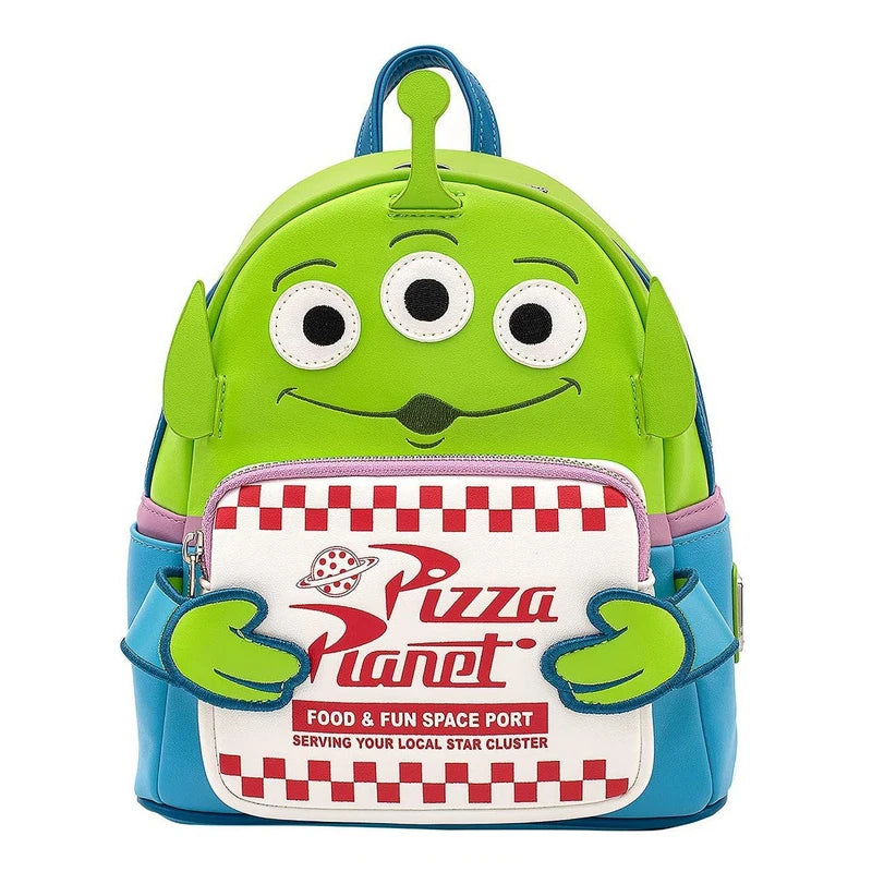 Disney Inside Out Sadness Cosplay Mini-Rucksack PU Leather Backpack Cartoon Lotso Stitch Fashion Cute Girl Storage Bag