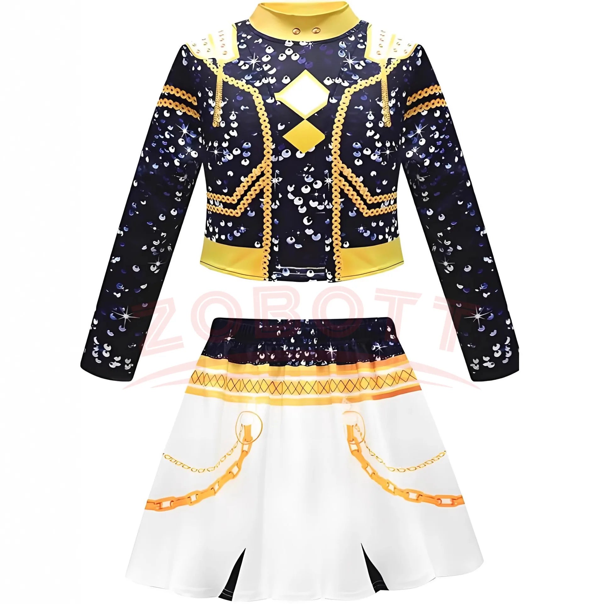 2026 HOT Kpop Demon Hunter Anime Movie Kids Cosplay Rumi Zoey Mira 3D Print Costume Suit Clothes KPop Rumi Zoey Cosplay Outfit