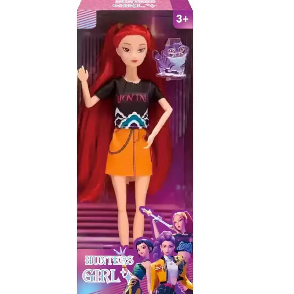 2026 Hot Music Style Demonic Group Anime Figure Rumi Mira Zoey Action Figure Cosplay Doll Cute Gift for Kids Birthday Gifts