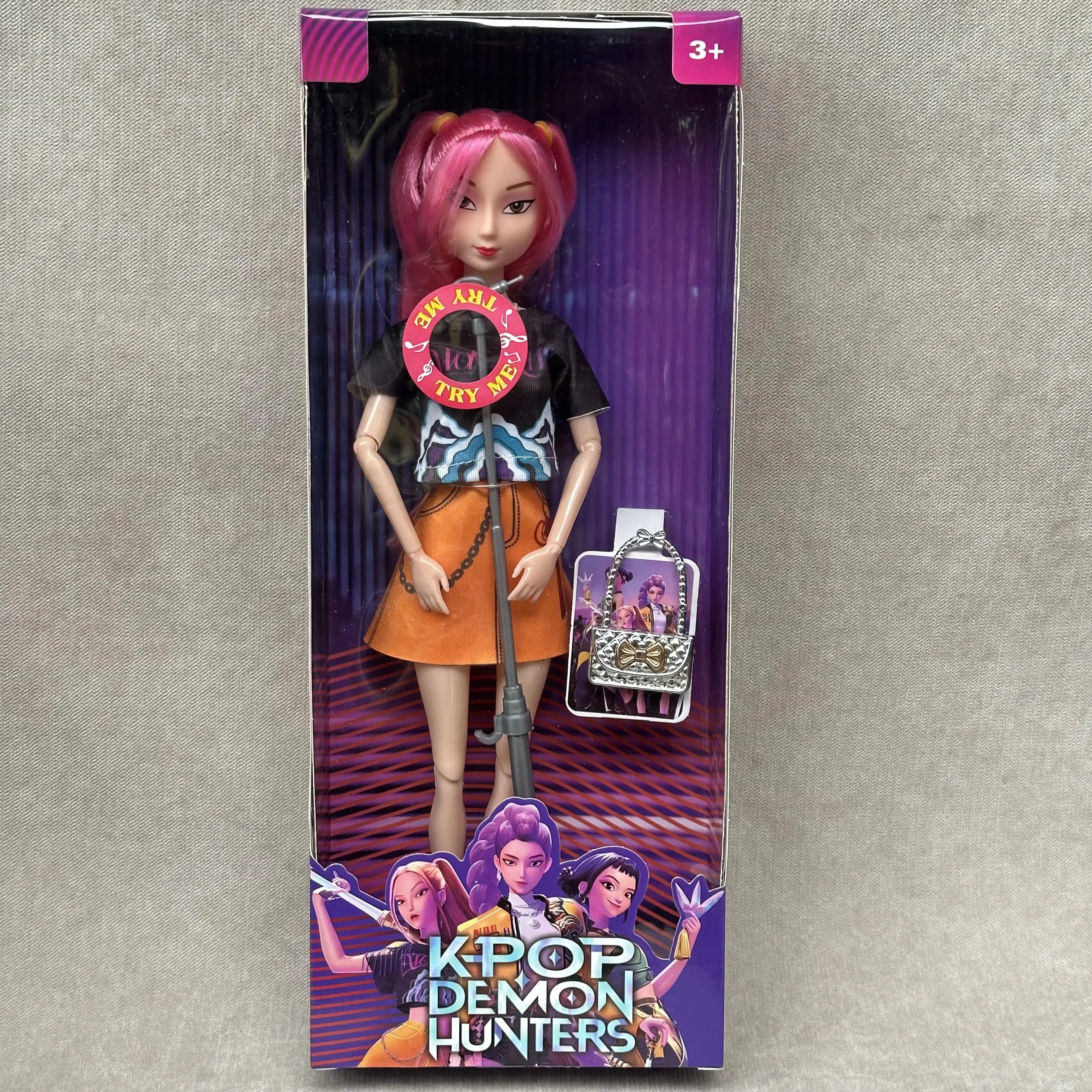 2026 Hot Music Style Demonic Group Anime Figure Rumi Mira Zoey Action Figure Cosplay Doll Cute Gift for Kids Birthday Gifts