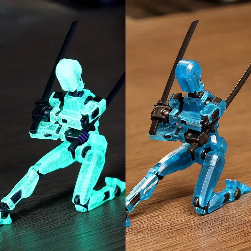 13 Action Figure Titan Multi-Jointed Movable Shapeshift Robot T13 Action Mannequin Character and Dog Figure Toys gifts for kids