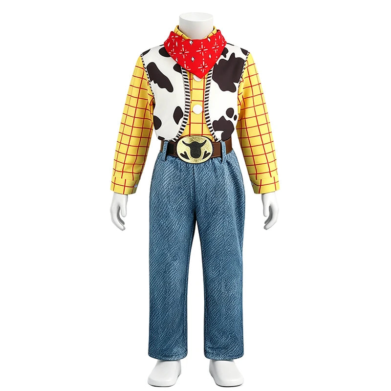 Woody Jessie Western Fancy Toy Kids Clothes Halloween Cosplay Performance Children's Costume Carnival Party Boys Girls Outfits