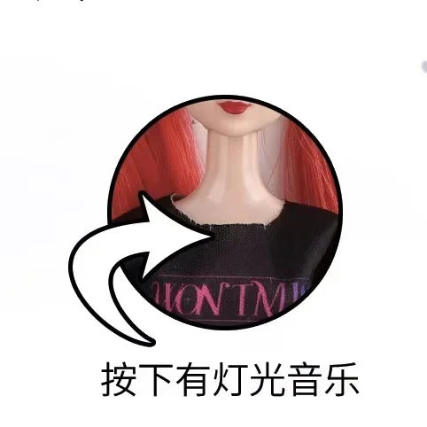 2026 Hot Music Style Demonic Group Anime Figure Rumi Mira Zoey Action Figure Cosplay Doll Cute Gift for Kids Birthday Gifts